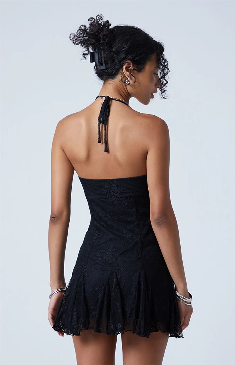 Third Charm Indy Floral Lace Mini Dress