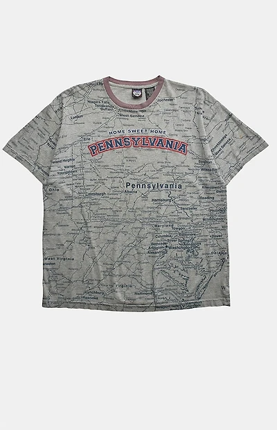 PS VINTAGE 2000s Pennsylvania AOP T-Shirt