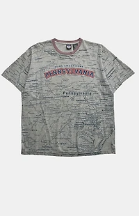 PS VINTAGE 2000s Pennsylvania AOP T-Shirt