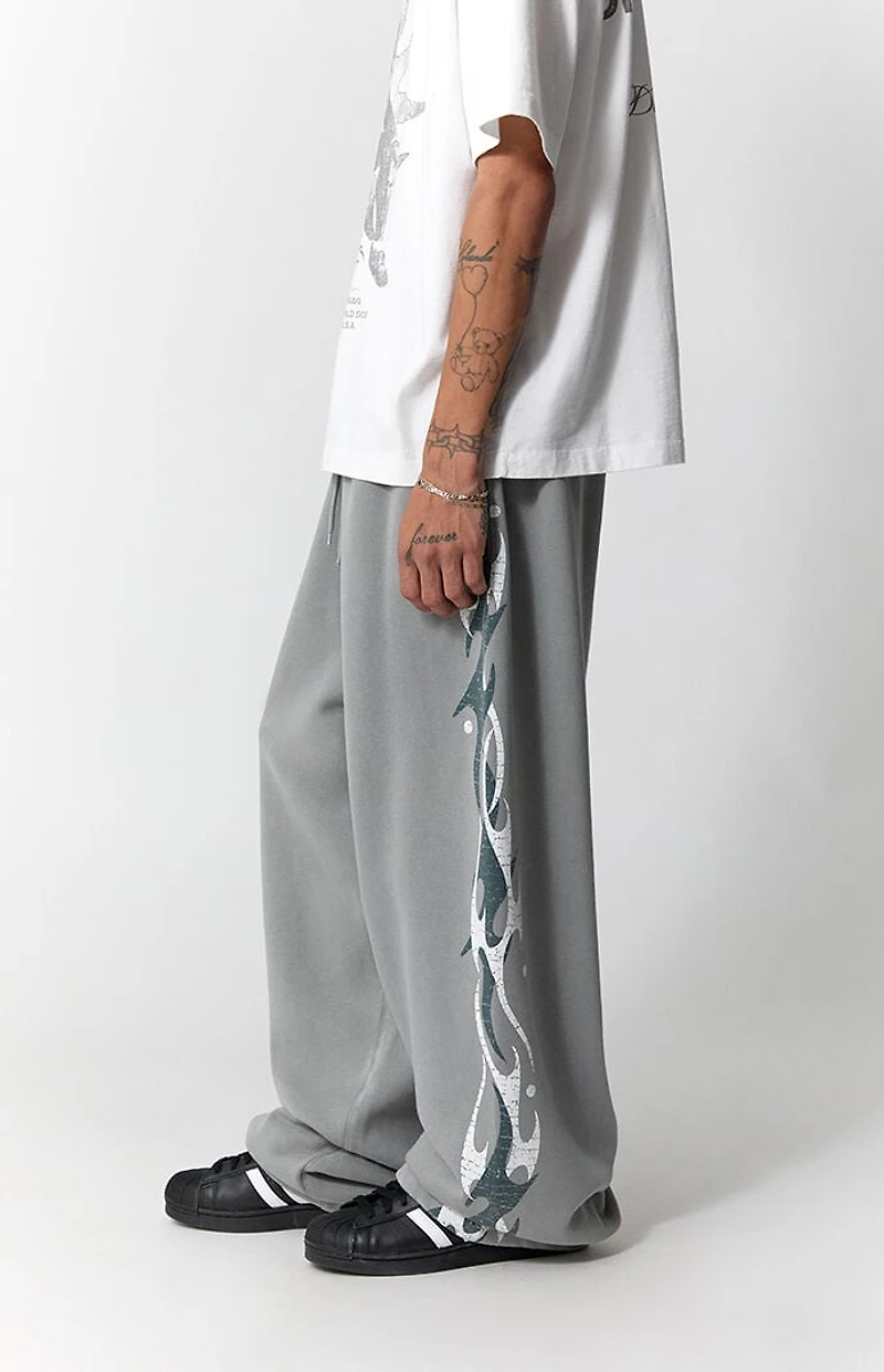 Pacsun Graphic Extreme Fleece Baggy Sweatpants