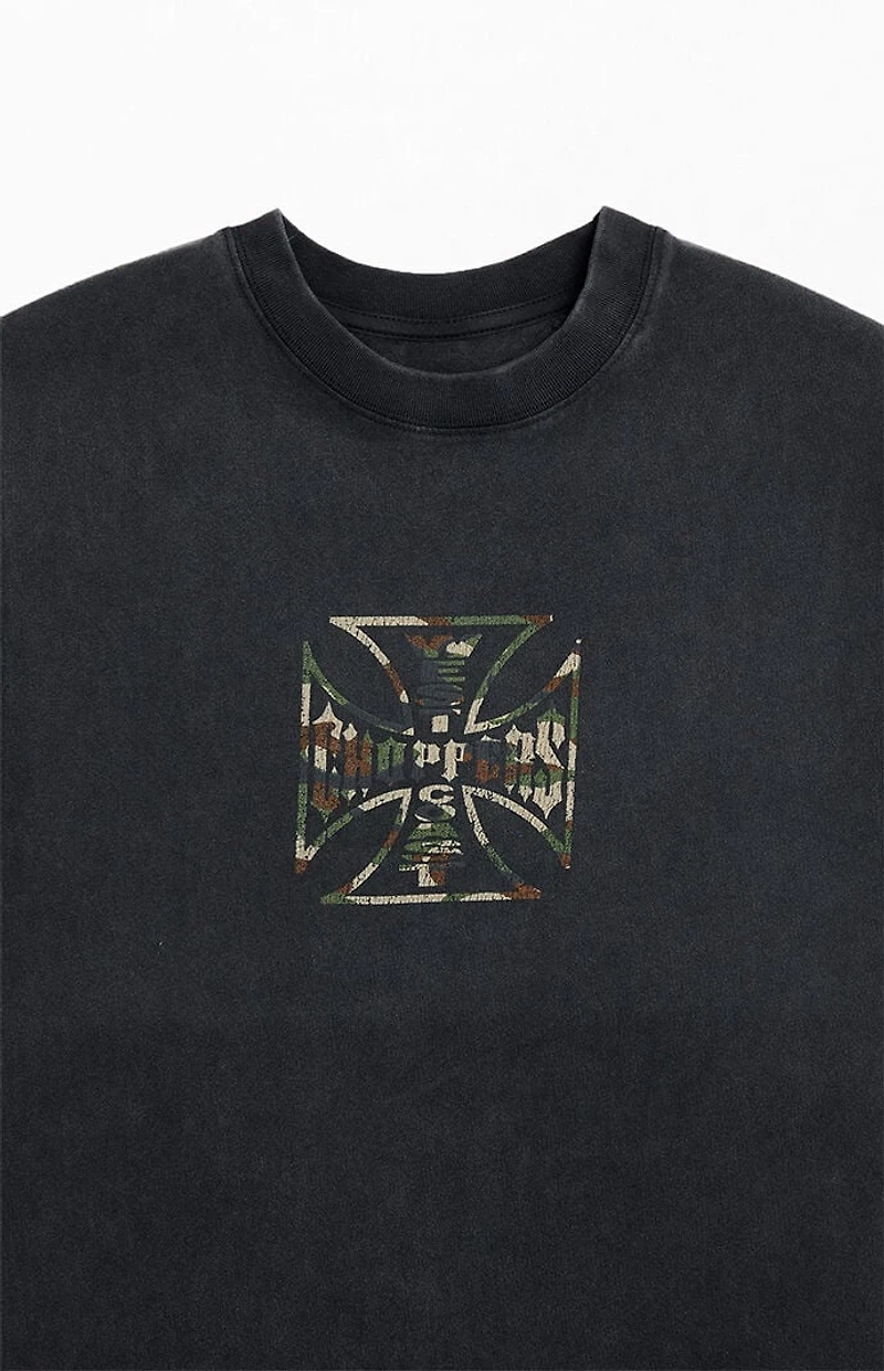 West Coast Choppers Camo Logo Border T-Shirt