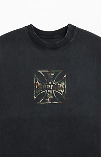 West Coast Choppers Camo Logo Border T-Shirt