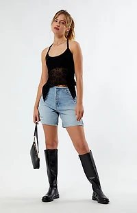 LA Hearts Estelle Knit Halter Top