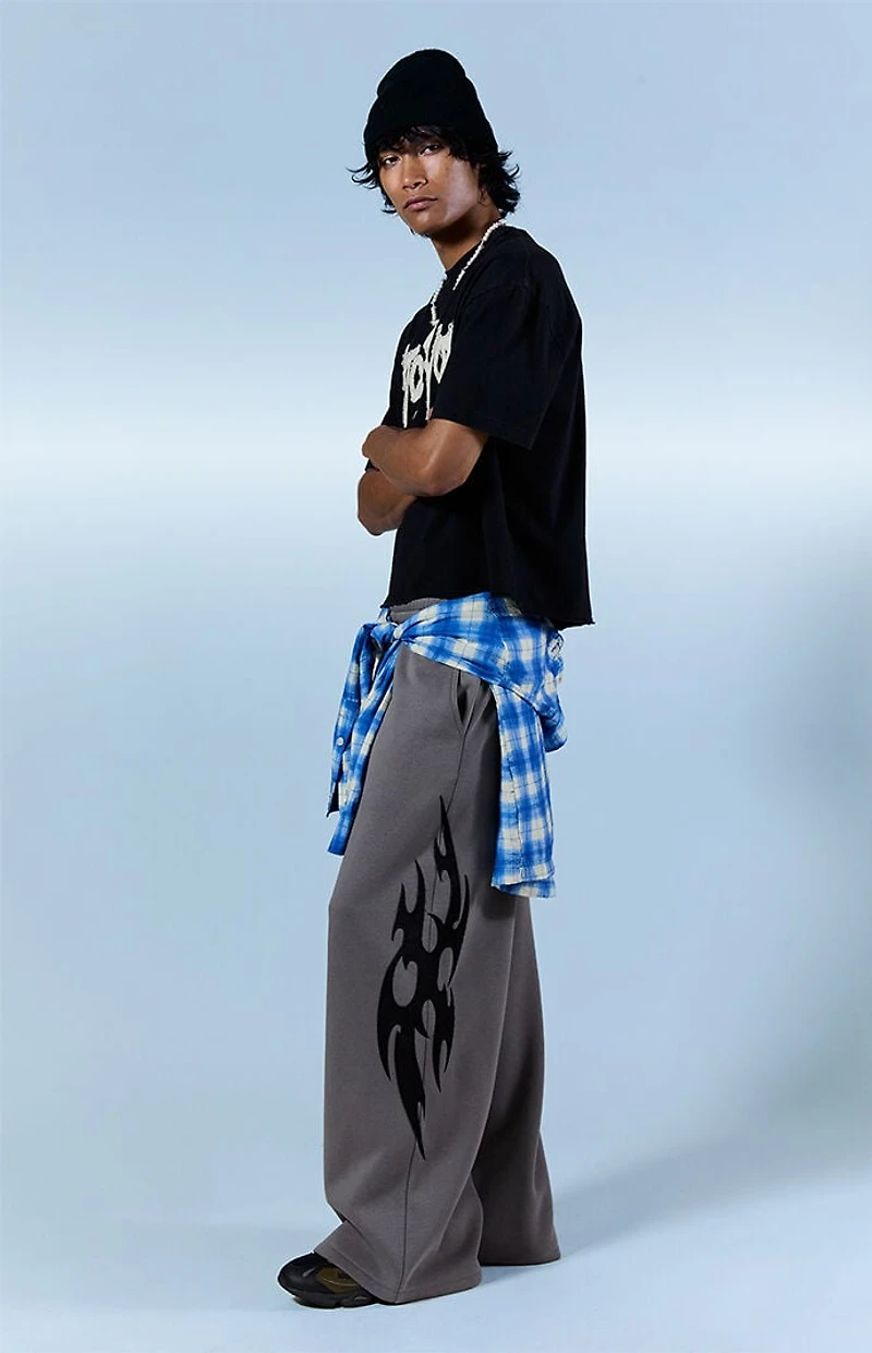 Pacsun Fleece Ultra Baggy Cyber Sweatpants