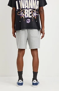 Pacsun Fleece Grey Sweat Shorts