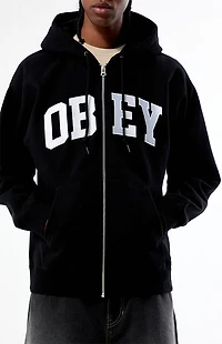 Obey Collegiate Full Zip Hoodie