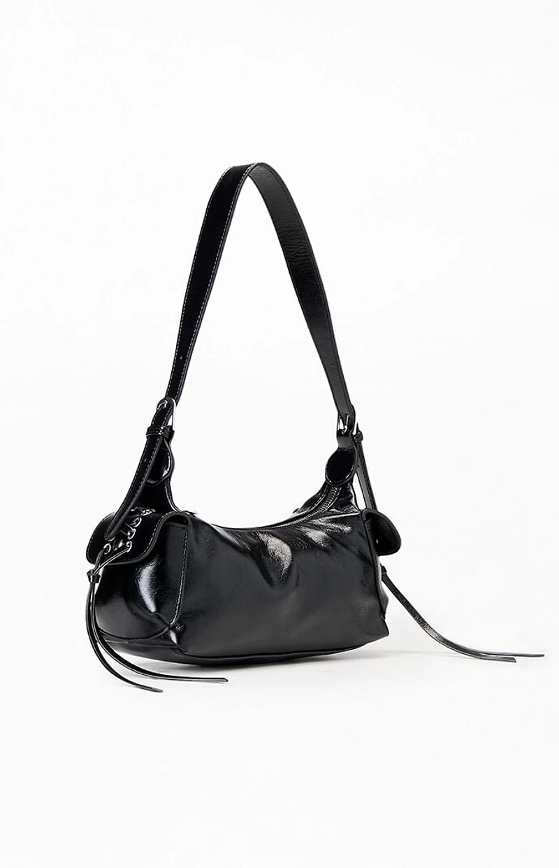 Pacsun Faux Leather Noir Slouchy Bag