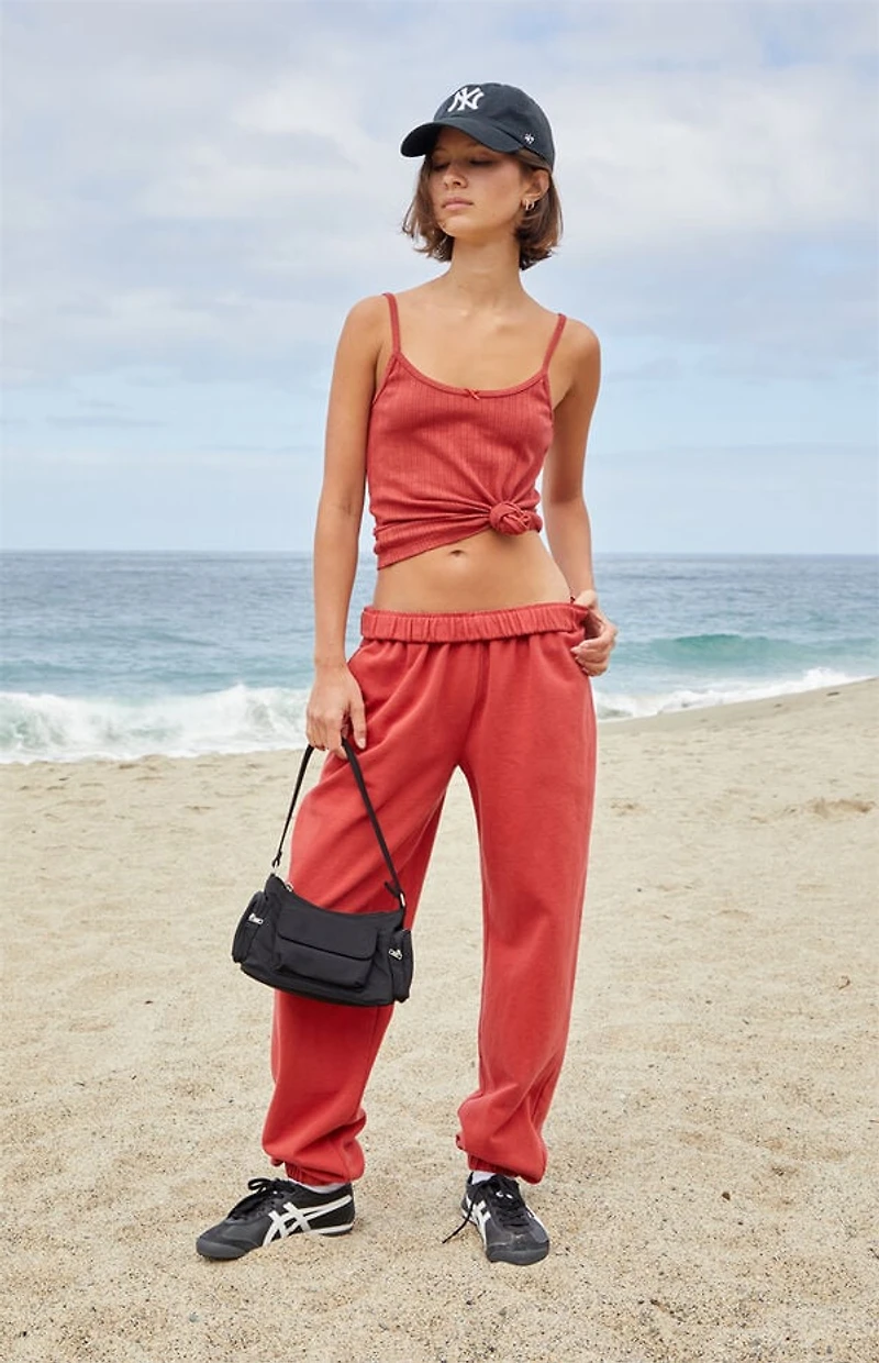 John Galt Red Rosa Sweatpants
