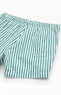 Pacsun Striped Poolside 4.5" Swim Trunks