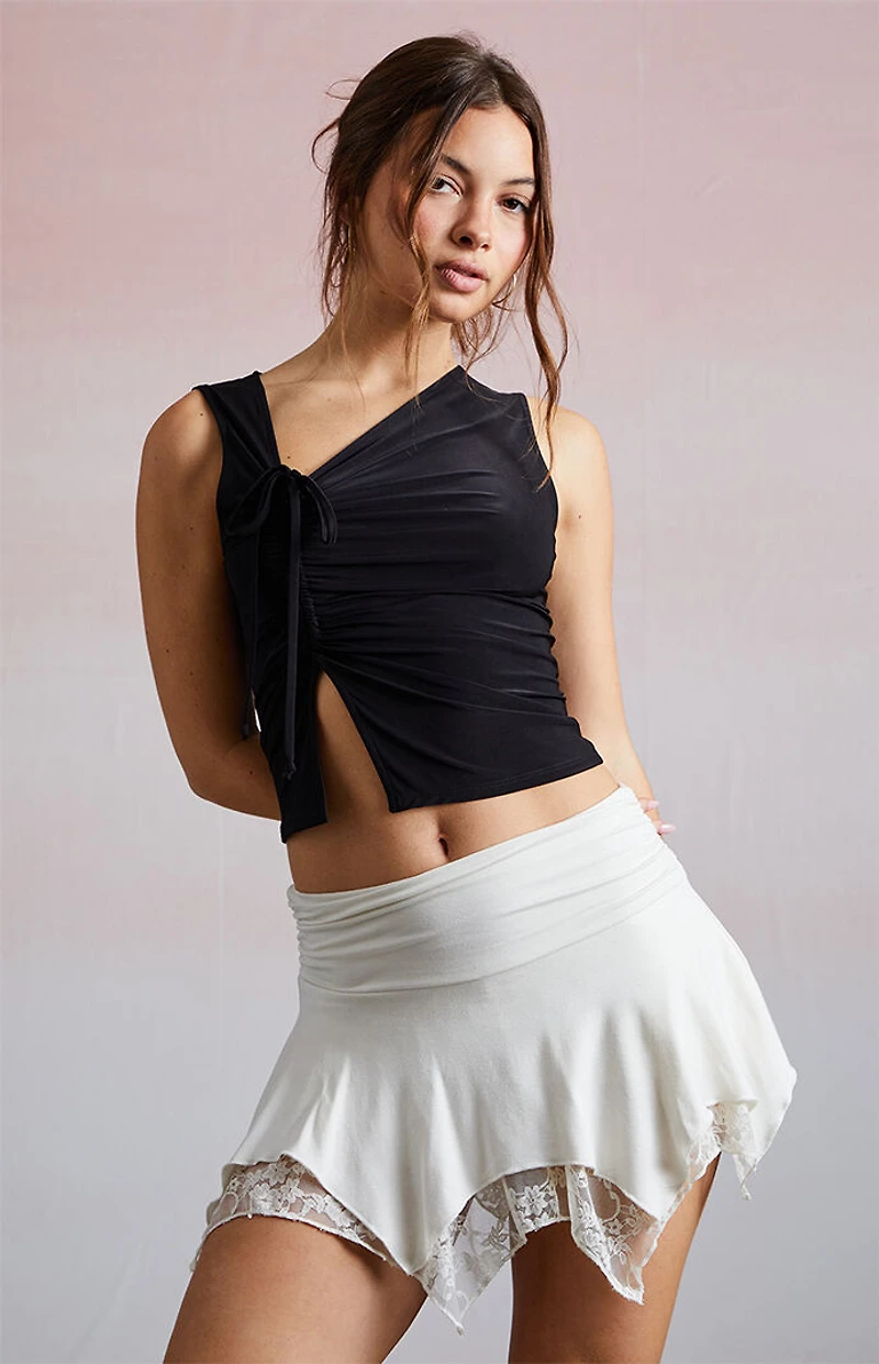 Third Charm Stevie Cinched Tank Top