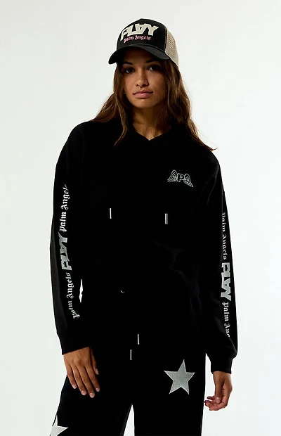 PLAY PALM ANGELS Shrunken Hoodie
