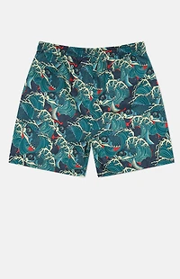 WeSC America Inc Zack Koi AOP 5" Swim Trunks