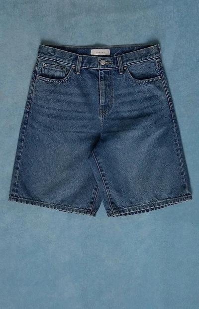 Pacsun Medium Blue Baggy Jean Shorts