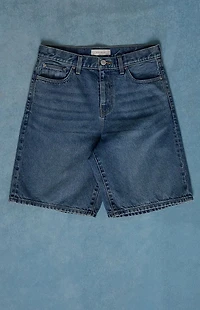 Pacsun Medium Blue Baggy Jean Shorts