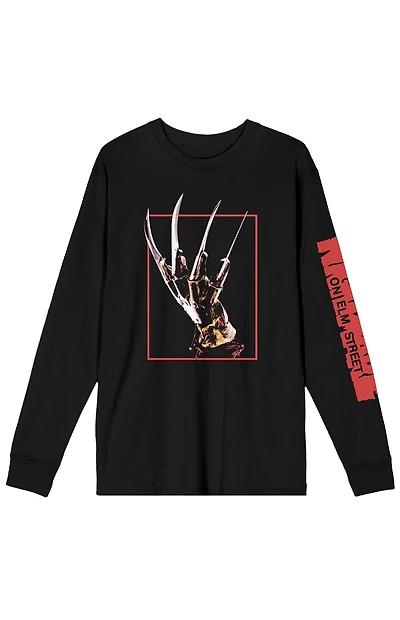Freddy Nightmare On Elm Street Long Sleeve T-Shirt