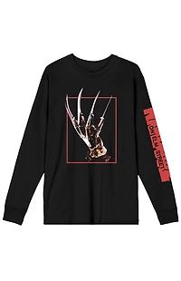 Freddy Nightmare On Elm Street Long Sleeve T-Shirt