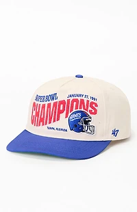 47 Brand Super Bowl NY Giants 1991 Champions Snapback Hat