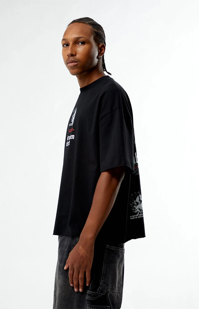 Pacsun Unbroken Spirit Cropped Boxy T-Shirt
