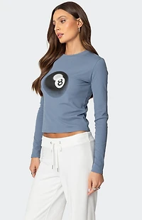 Edikted Magic 8 Long Sleeve T-Shirt