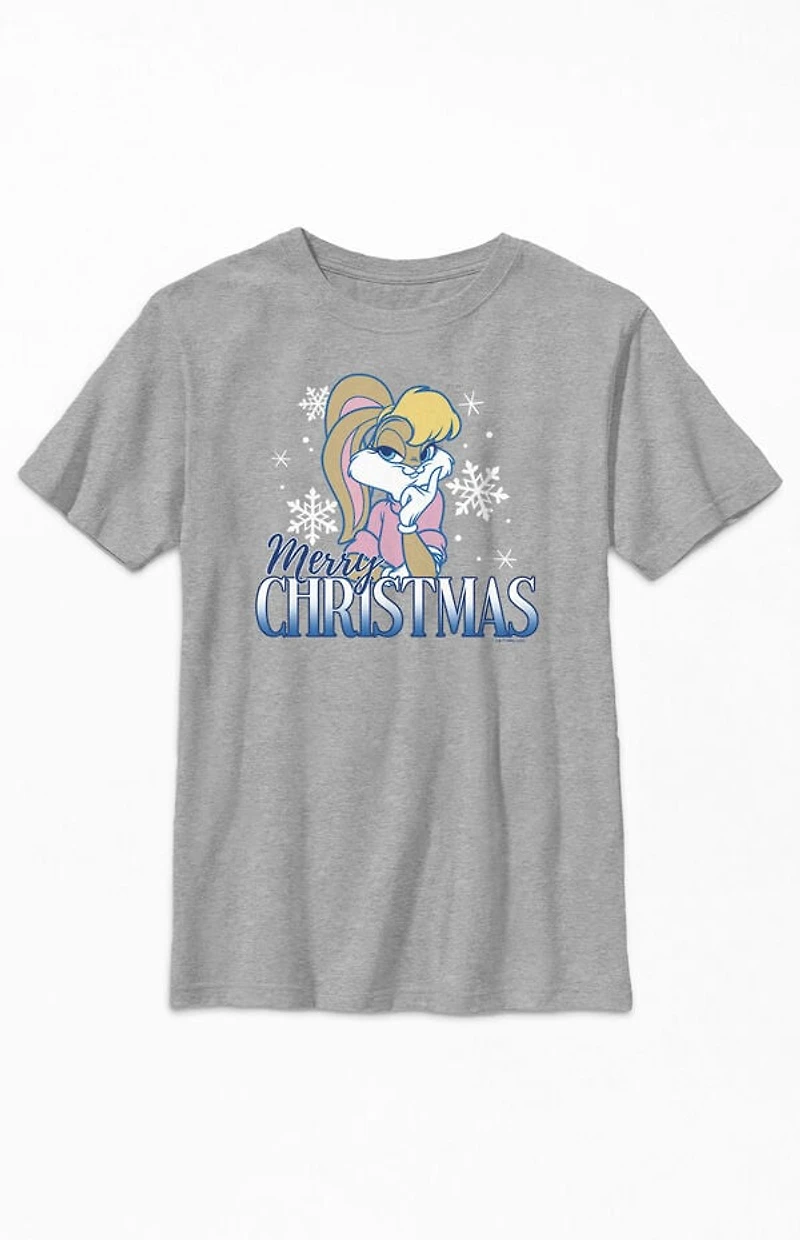 Kids Lola Bunny Merry Christmas T-Shirt
