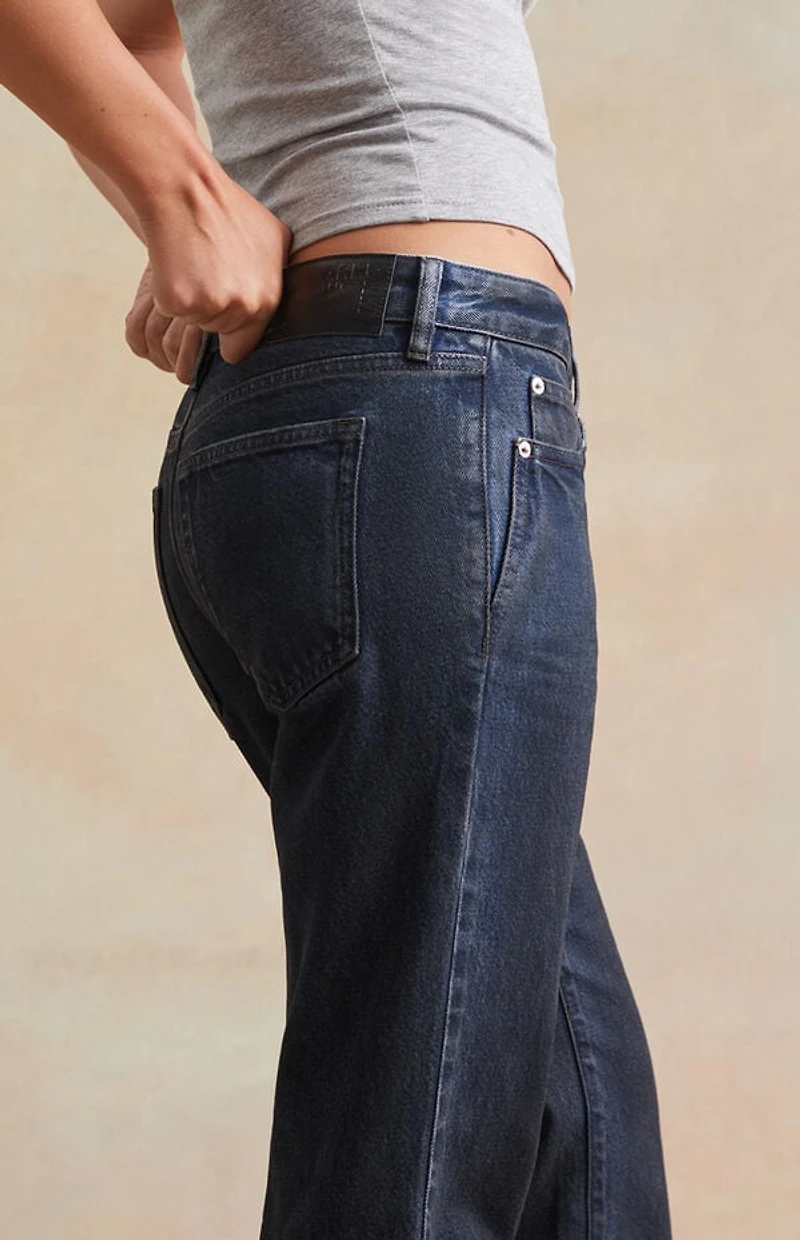 RARE DNM EDIT Dark Blue Low Rise Bootcut Jeans