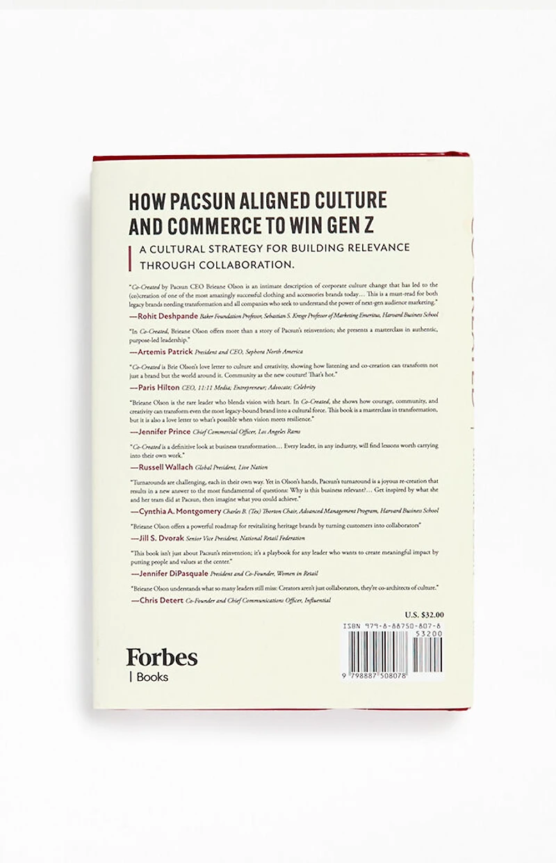 Pacsun Co-Created Book by Brieane Olson