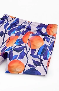 Pacsun Orange Tree Eco 4.5" Swim Trunks