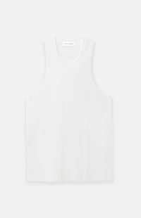 Fear of God ESSENTIALS Ivory Signature Tank Top