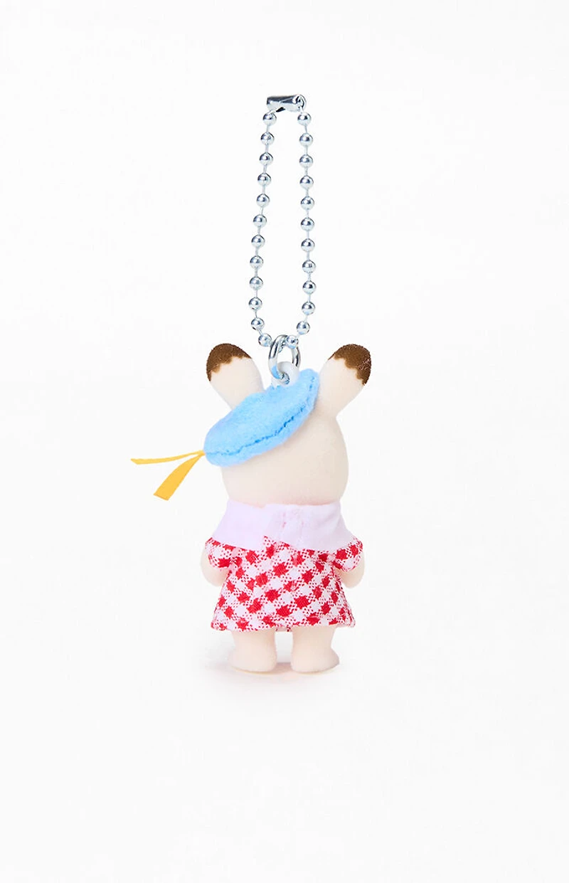 CALICO CRITTERS Nursery Chocolate Rabbit Baby Keychain