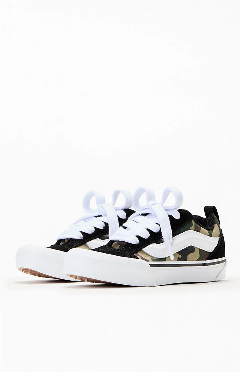 Vans Kids Black & Camo Knu Skool Shoes