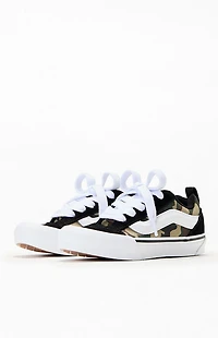 Vans Kids Black & Camo Knu Skool Shoes