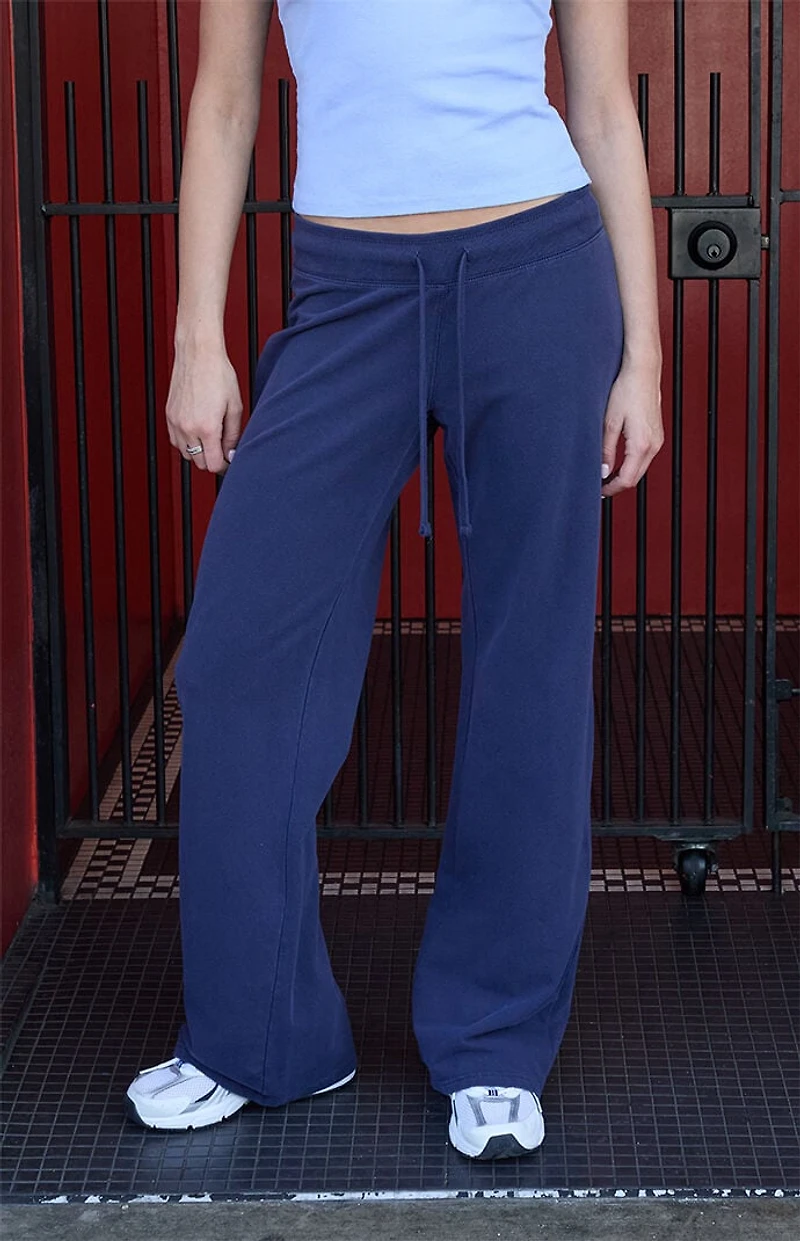 John Galt Navy Hilary Yoga Baggy Sweatpants