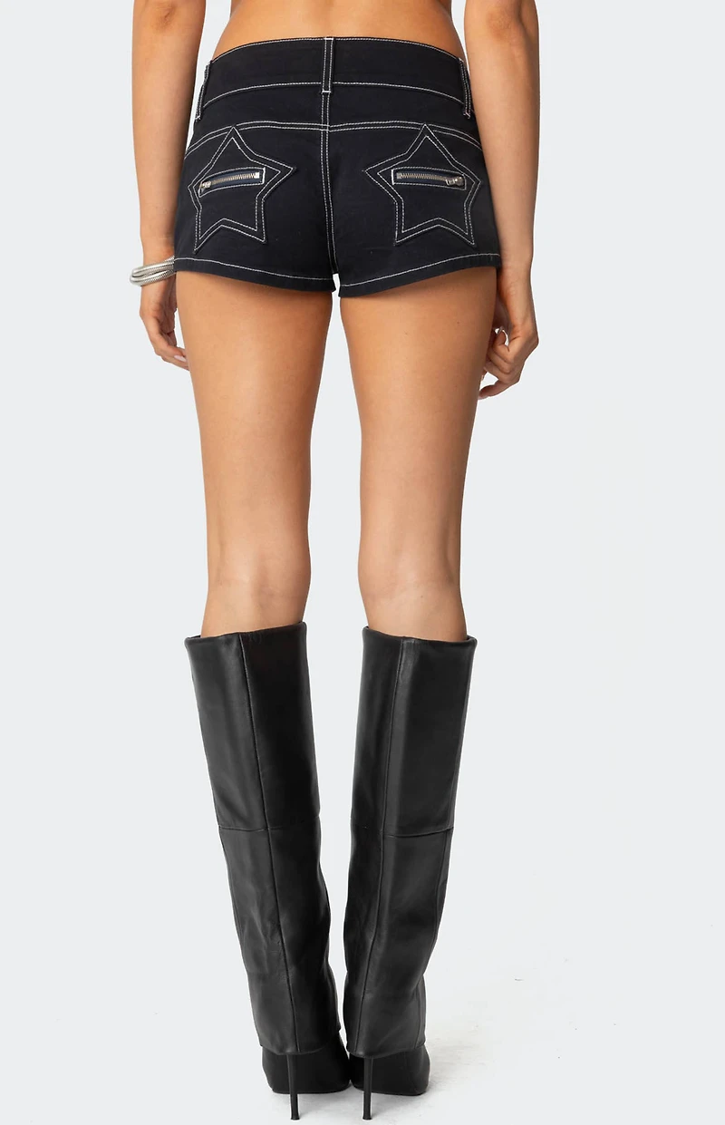 Edikted Yazi Star Micro Shorts