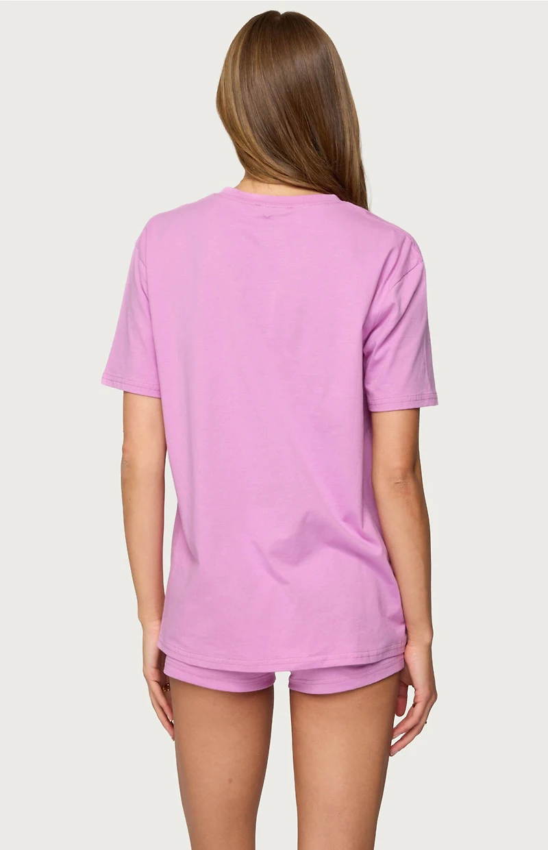 Edikted Fleur Hibiscus Graphic T-Shirt