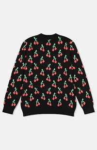 WeSC Leon Cherries Crew Neck Sweater