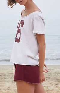 John Galt Light Gray Chloe 16 Off-The-Shoulder Top