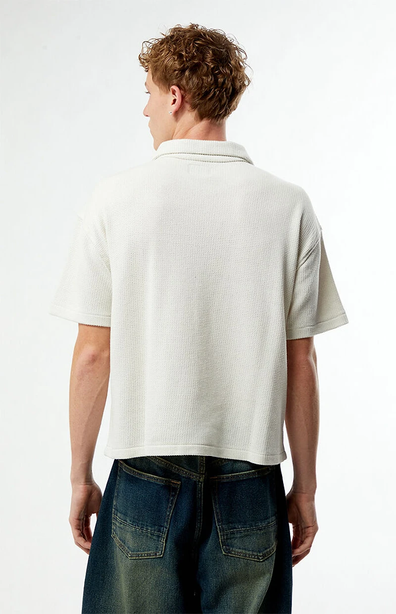 Pacsun Leone Solid Textured Camp Shirt