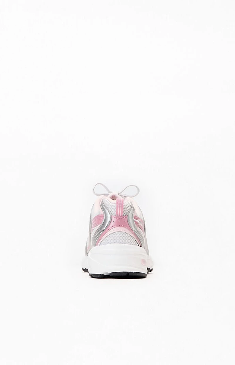 New Balance Silver & Pink 530 Sneakers