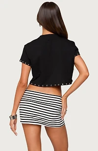 Edikted Helsa Grommet T-Shirt