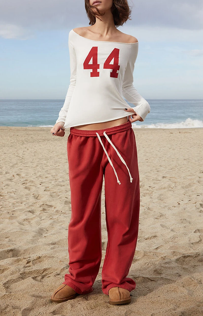 John Galt White 44 Bonnie Off-The-Shoulder Top