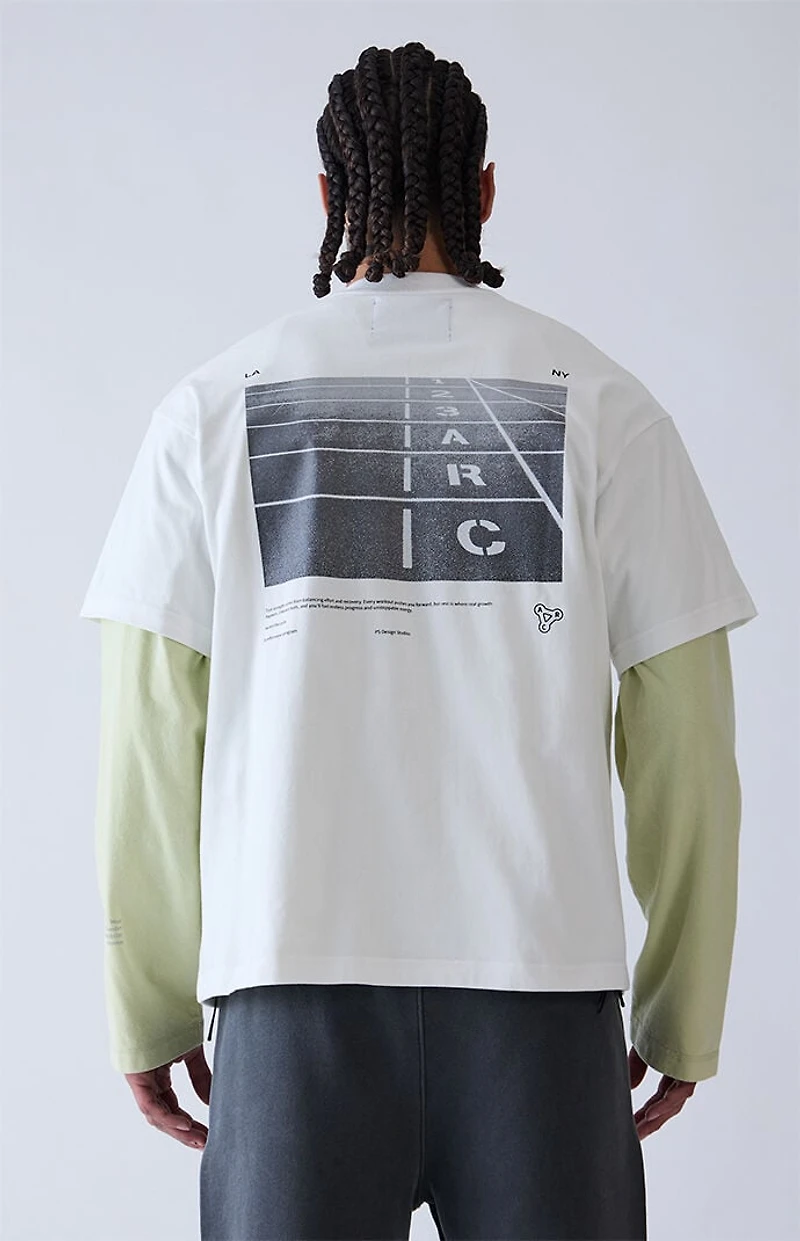 A.R.C. White Track T-Shirt
