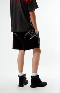 Civil Black Sin Fleece Sweat Shorts