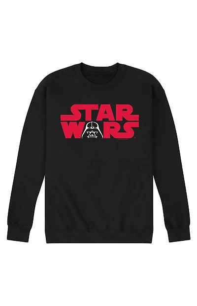 Hybrid Apparel Star Wars Darth Vader Logo Crew Neck Sweatshirt