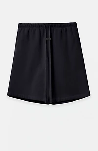 Fear of God ESSENTIALS Jet Black Basketball Jersey Sweat Shorts