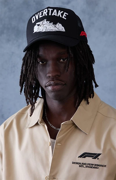 Formula 1 x Pacsun Overtake Black Snapback Hat