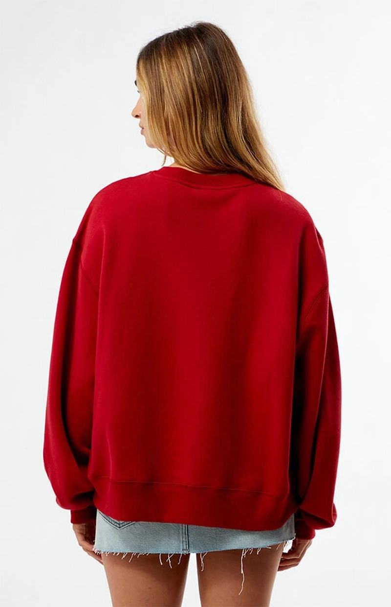 WILD COLLECTIVE x Pacsun University of Alabama Crew Neck Oversized Sweatshirt