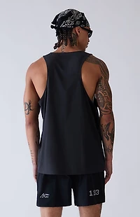 A.R.C. Black Active Singlet Tank Top