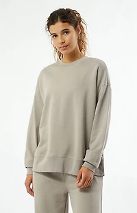 WEWOREWHAT Active Oversized Crew Neck Sweatshirt