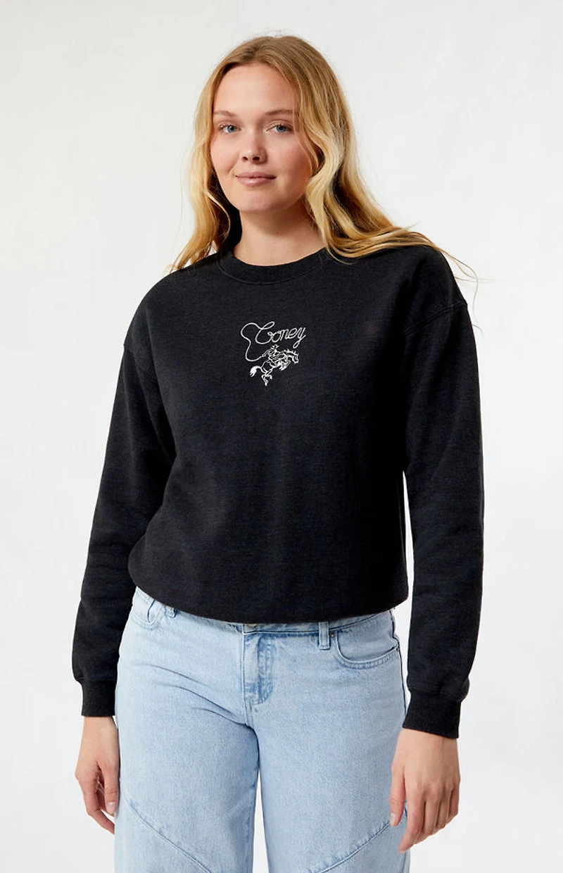 Coney Island Picnic Cowboy Lounge Crew Neck Sweatshirt