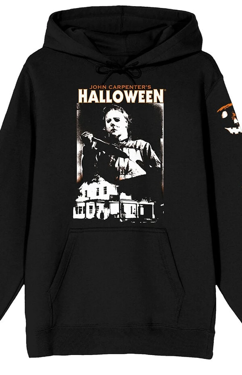 John Carpenter's Halloween Knife & Jack-o'-Lantern Faces Hoodie